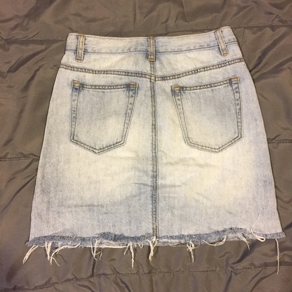 100% cotton denim skirt - Picture 3 of 4